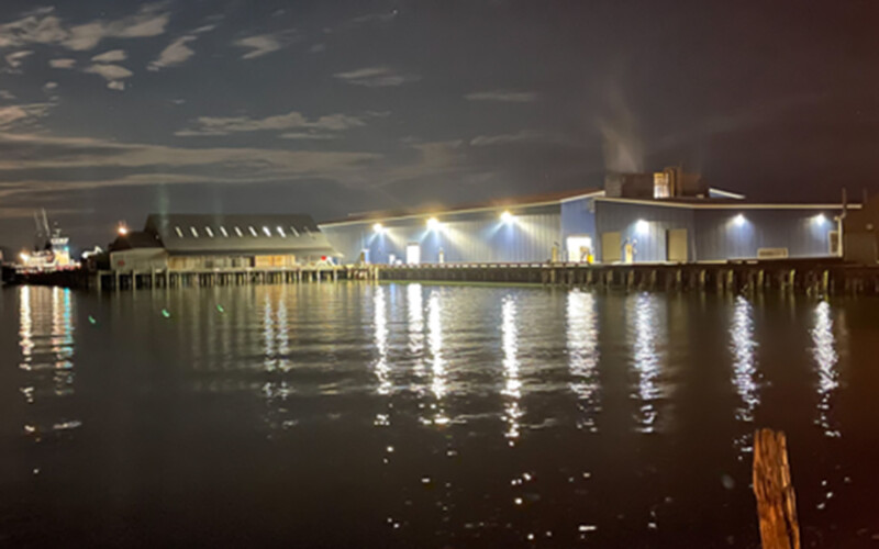 Peter Pan Seafoods' Port Moller, Alaska, processing facility.