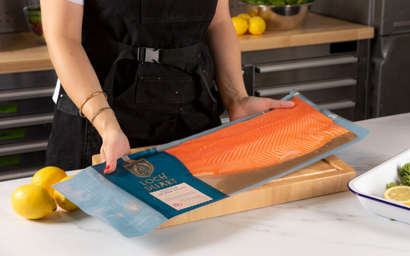 Loch Duart packaged salmon