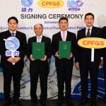 Officials from Charoen Pokphand Group and Uoriki establishing a partnership