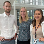 Regenics CEO Karl Rasmus Bryn, Chief Scientific Officer Karin Gilljam, and wound care researcher Mathea Hannah Roti Egli