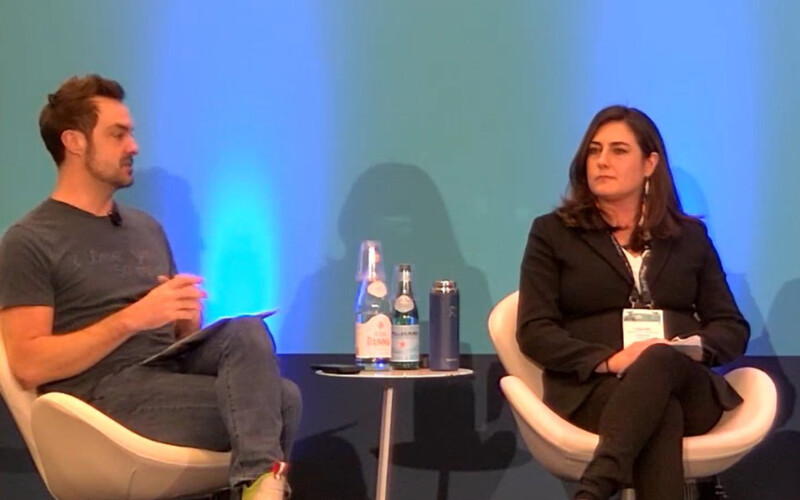For Cod and Country Chief Education and Sustainability Officer Barton Seaver and Postelsia & Smart Catch Director of Operations Laura Peet during the 2024 SENA panel “Chefs’ and Retailers’ Views on the Future of Responsible Seafood”