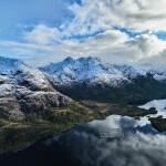 An AquaChile farm in the Chilean region of Patagonia