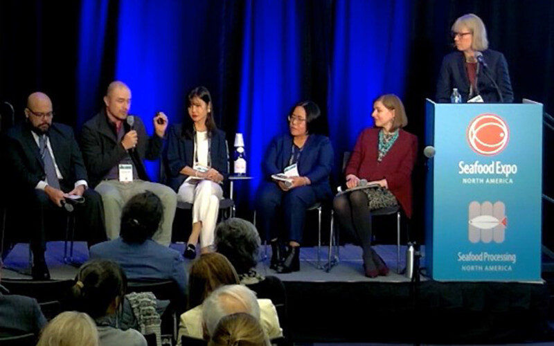 Panel members of Casting A Wide Net – Multi-Stakeholder Partnerships to Promote Worker Rights in Fishing