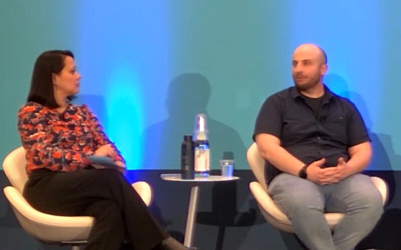 Marine Stewardship Council Senior Public Relations Manager Jackie Marks and Whole Foods Market Senior Team Leader – Merchandising Greg Hulme during the panel: “Empowering Conscious Consumers: Sustainable Seafood in the Digital Cart”