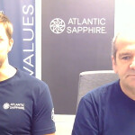 Atlantic Sapphire CFO Gunnar Aasbo-Skinderhaug and CEO Pedro Courard