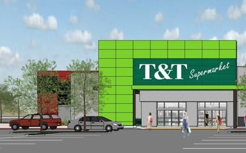 A rendering of the first U.S. T&T supermarket
