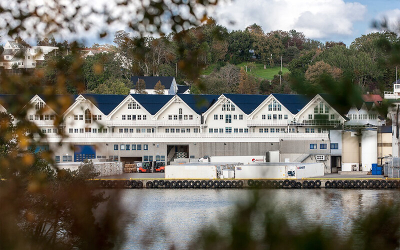 Austevoll Seafood's head office near Storebø, Norway