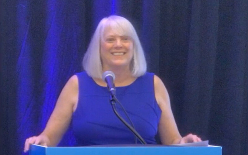 NOAA Fisheries Assistant Administrator Janet Coit presenting during the SENA Panel: NOAA Leadership Update: Increasing Seafood Sector Resilience through Science, Management, and Collaboration