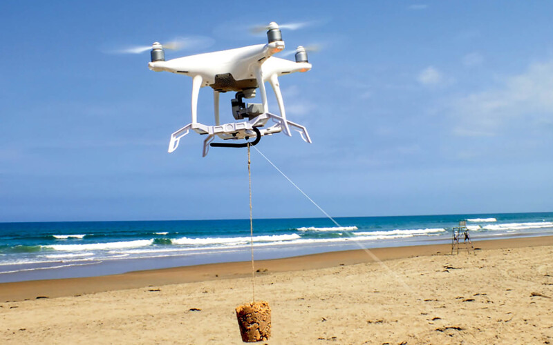 A bait-carrying drone