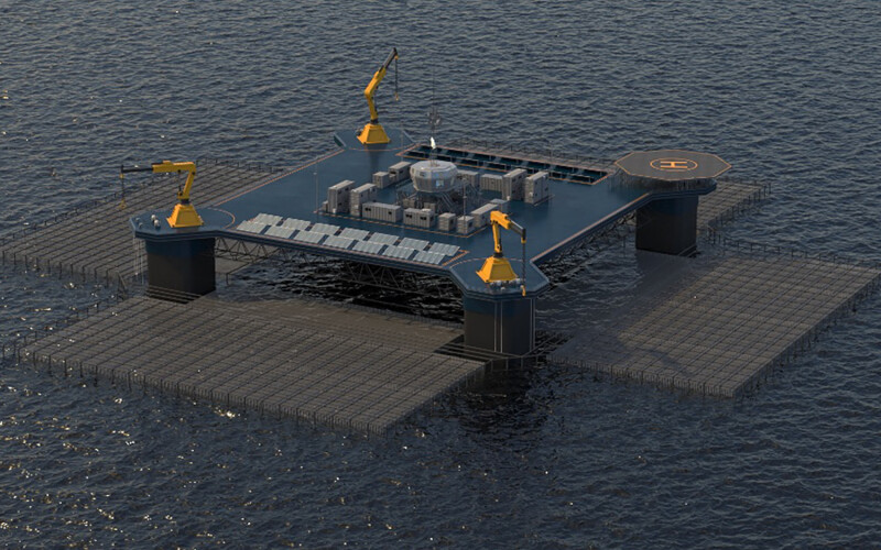 Renderings for Mariculture Systems' offshore fish farm in Portugal