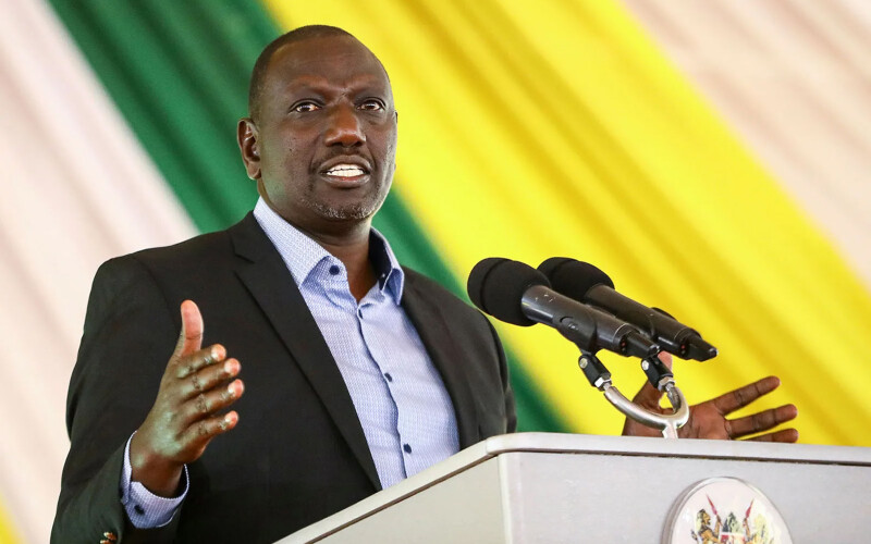 Kenyan President William Ruto