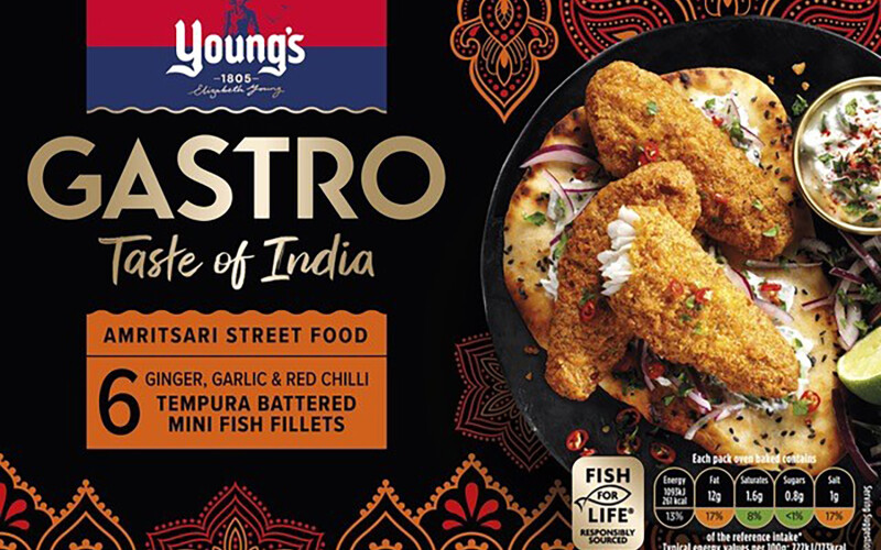 One of three new Young's Seafood Taste of India offerings