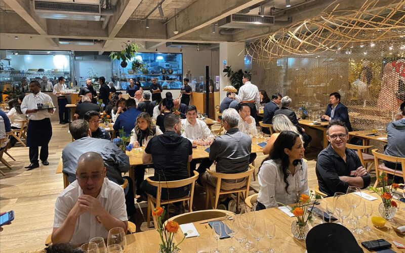 Cermaq Chile's recent rollout event for its Aimon brand of salmon in Sao Paolo, Brazil