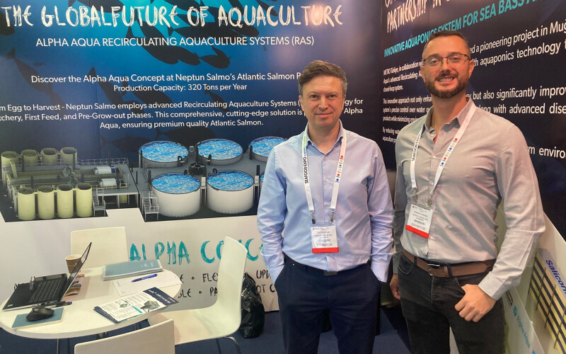 Alpha Aqua CCO Yasin Kasa and COO Ramon Perez