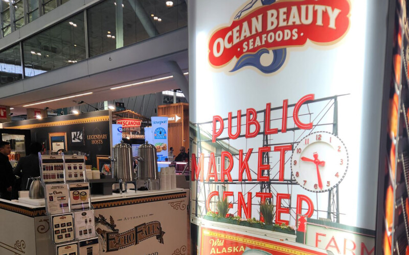 Ocean Beauty's booth at the 2024 Seafood Expo North America