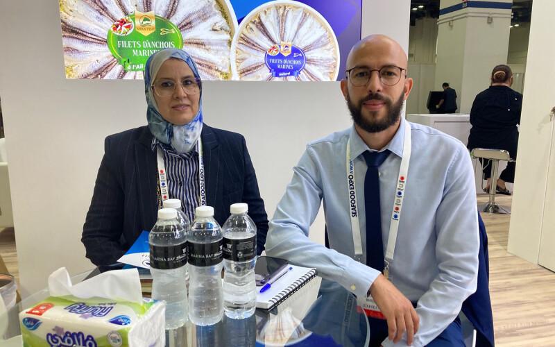 Representatives of Mira Fish at the 2024 Seafood Expo Asia