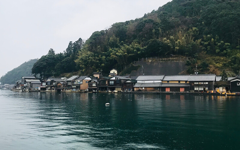 The small Japanese fishing village of Ine in the Kyoto Prefecture