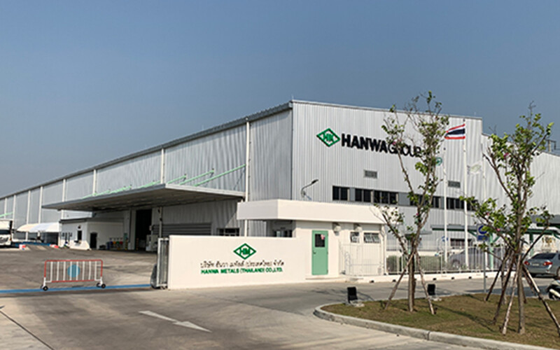 A Hanwa manufacturing facility in Thailand