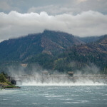 A photo of the Bonneville Dam on the Columbia River