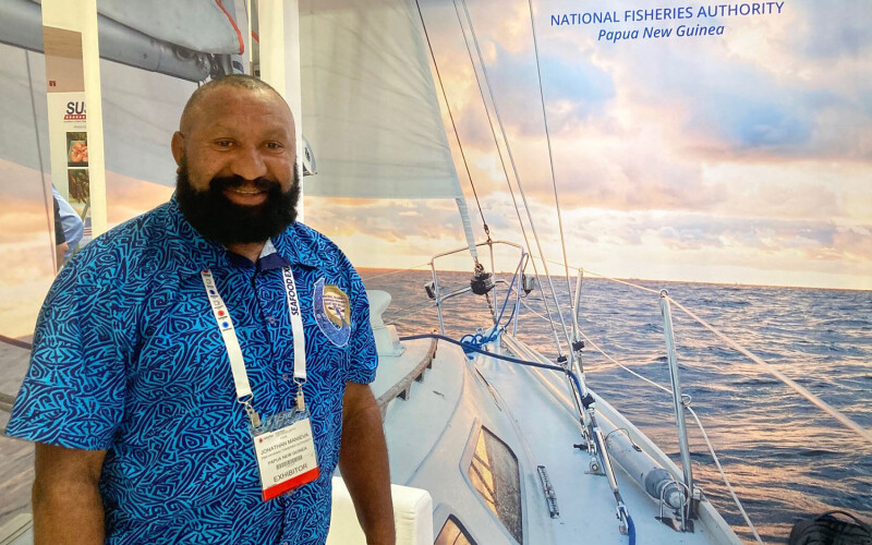 PNG National Fisheries Authority Executive Manager Jonathan Manieva