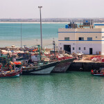 The port of El Jadida, Morocco