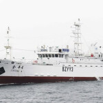 A photo of the Jinfeng 4 tuna-fishing vessel owned by fishing group Sino-Ocean