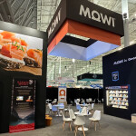 A photo of Mowi's booth at the 2024 Seafood Expo North America