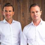 Bluefront Equity partners Kjetil Haga (left) and Simen Landmark