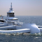 A rendering of Ocean Ark's vessel concept