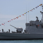 A photo of a Peruvian Naval ship