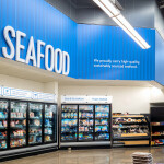 A Walmart seafood department.