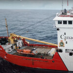A photo of the CCGS Sir Wilfrid Laurier