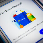 Walmart's online grocery digital interface