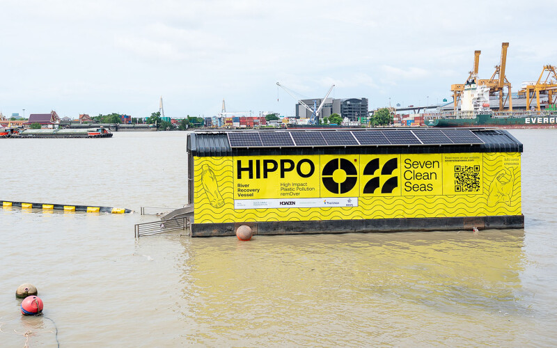 Thai Union's High Impact Plastic Pollution remOver (HIPPO) machine