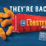 A poster for Long John Silver's limited-time Norway Lobster Bites
