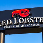 A Red Lobster sign in Harrisburg, Pennsylvania, U.S.A.