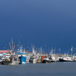 A photo of a harbor in Canada