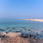 The waters off of Delma Island, where Abu Dhabi has invested in six floating sea cages