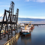 A photo of a port in Anchorage