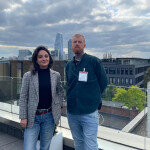 Odee Friðriksson and his lawyer Andra Matei in London
