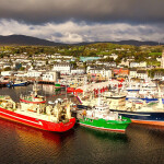 Killybegs Harbor in County Donegal, Ireland