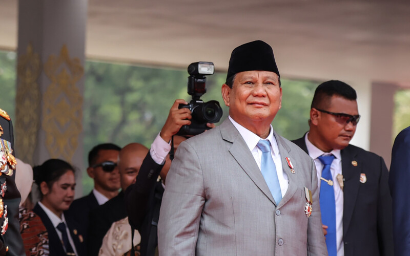 Indonesia President Prabowo Subianto