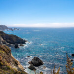 A photo of the Southern California coastline.