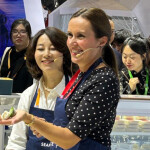Norwegian Minister of Fisheries and Oceans Marianne Sivertsen Næss during her visit to Beijing