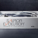 A package of Salmon Evolution's salmon