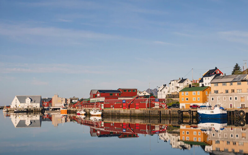Lerøy Seafood Group facilities in Stamsund, Norway