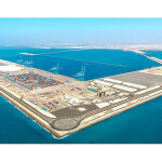 The Khalifa Port in the United Arab Emirates