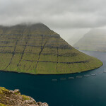 A fish farm near Klaksvik, Faroe Islands