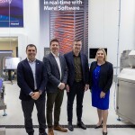 Diego Lages, JBT Marel Director Sales and Marketing of Fish, Nathan Pyne-Carter, Ace Aquatec CEO, Skuli Sigurdsson, JBT Marel Vice President of Fish, Tara McGregor-Woodhams, Ace Aquatec Chief Sales and Marketing Officer