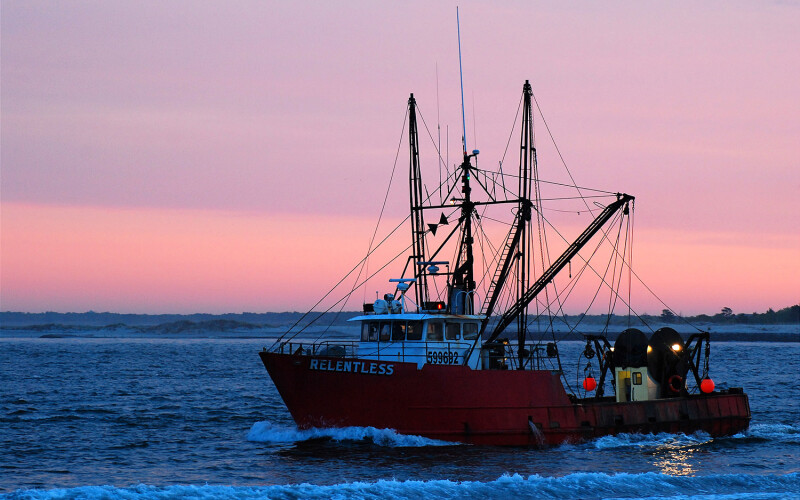A commercial fishing vessel